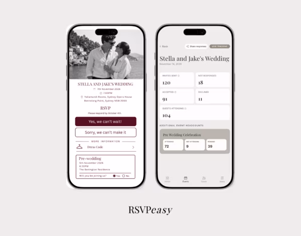 Wedding Invitations & Signage Listing Category RSVPeasy | Online Wedding Invitation RSVPs & Guest Management