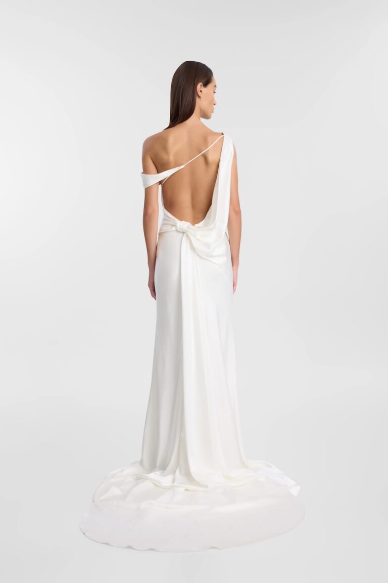The back of kyha studios arlo gown