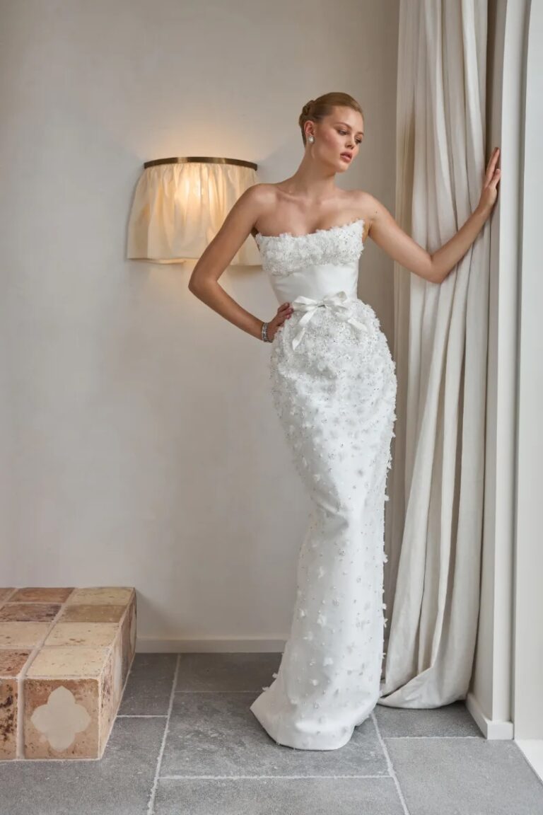 best wedding dress for short bride The Petite Bride's Guide to Finding the Right Fit