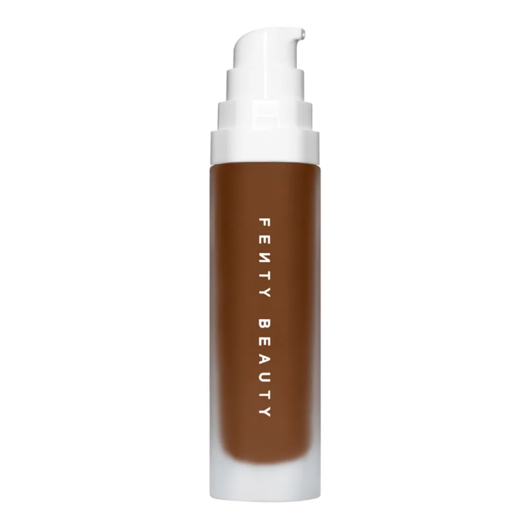 the fenty beauty foundation bottle, it has a fantastic shade range for wedding foundations for brides