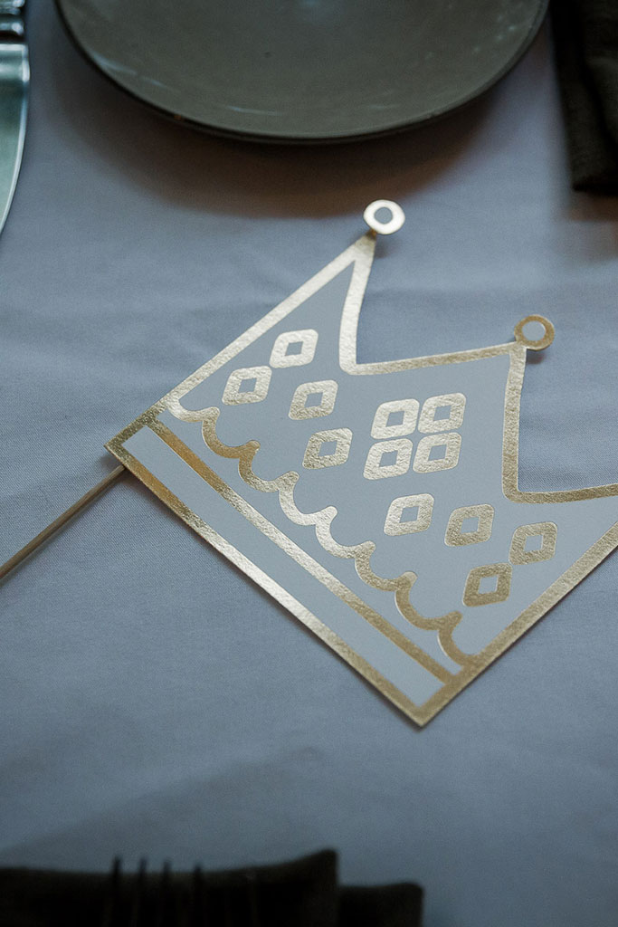 a gold crown on the table