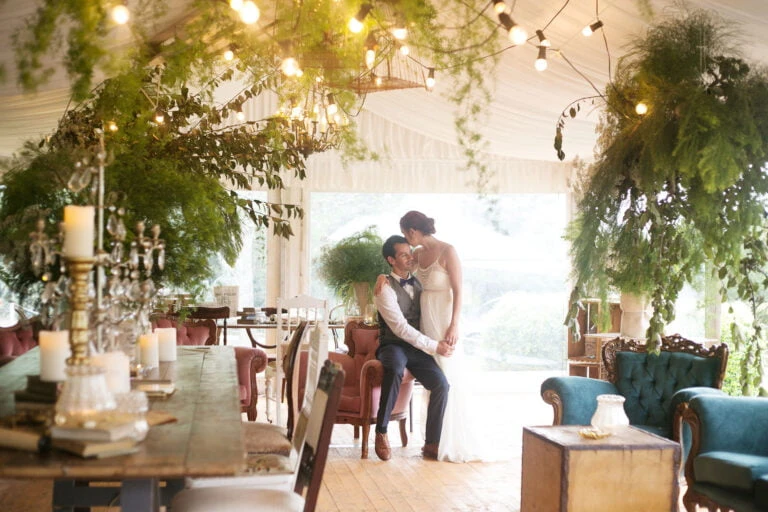 Bride and groom in a romantic moment – captured by Bedford Photography, trusted Sydney wedding photographer.