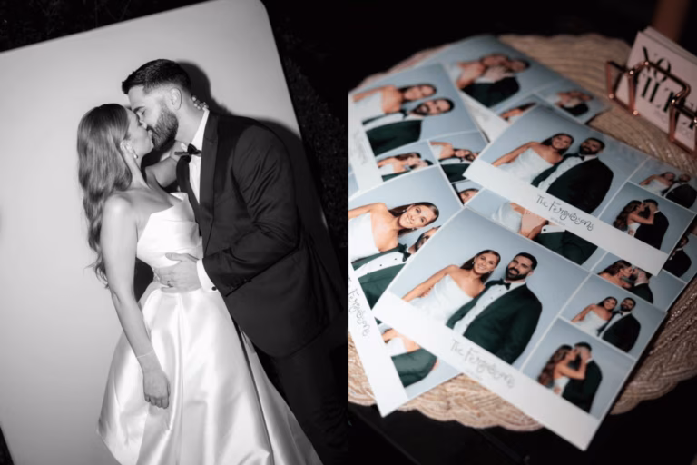 Creative photo strip from No Filter Photo Booth – standout Wedding Photo Booth Hire experience for memorable weddings.