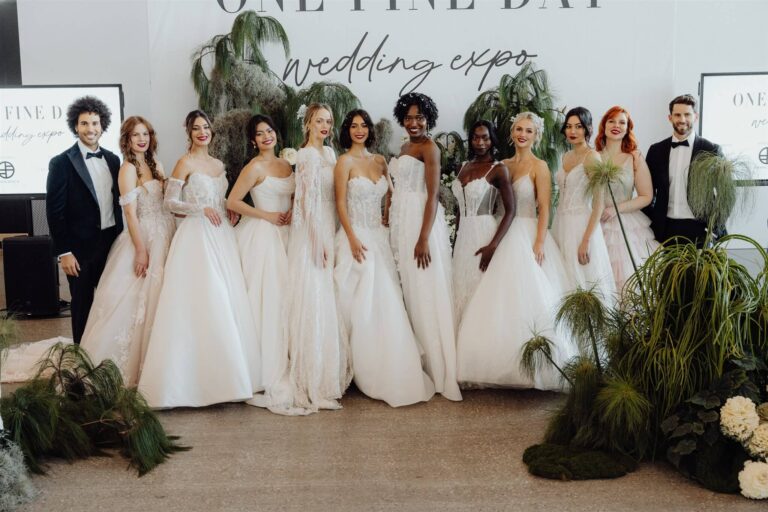 All bridal runway show models, men and women, featured at wedding expo in Sydney 2025