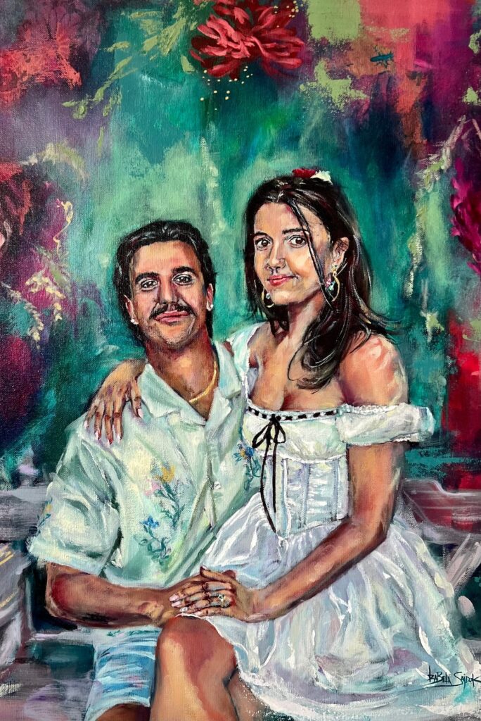 wedding portrait, unique gift ideas for couples