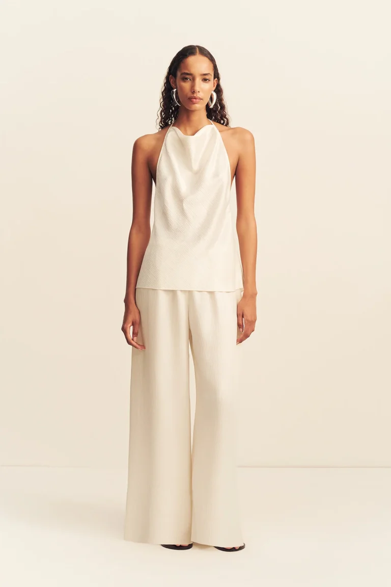 A shona joy outfit set with a halter top and loose pants