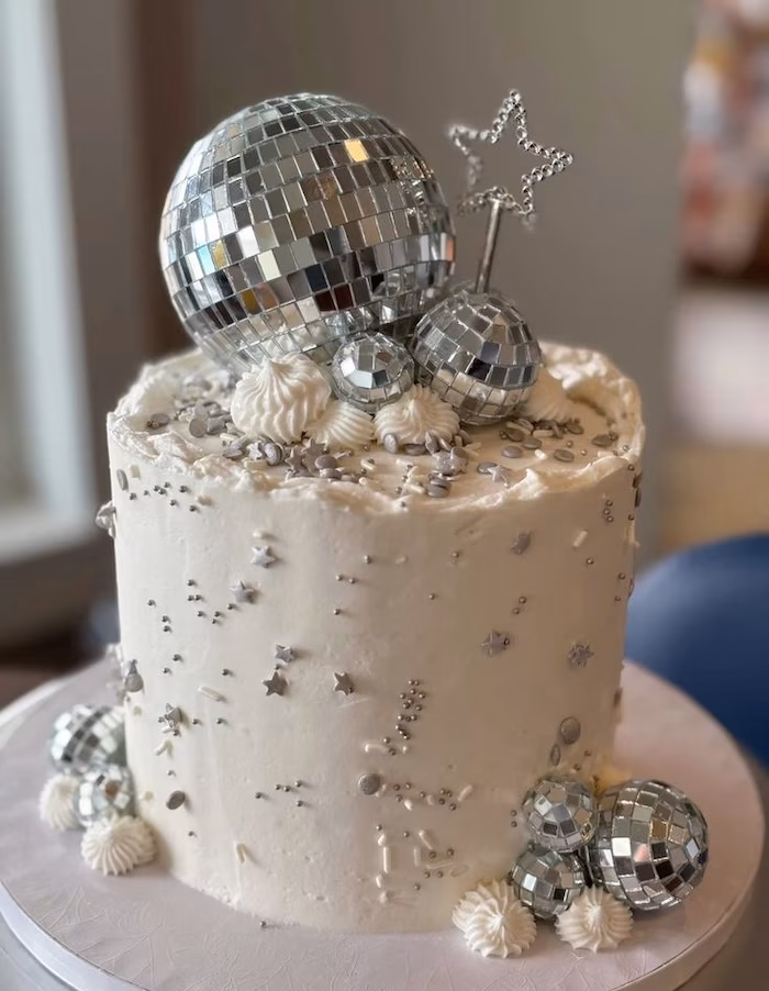 a disco cake for a hens party