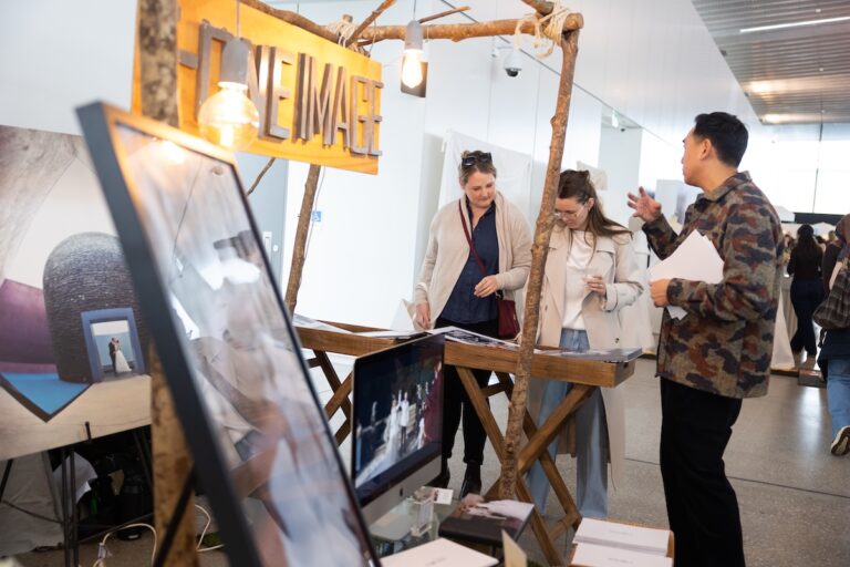 Photography booths at one fine day wedding expo 2026