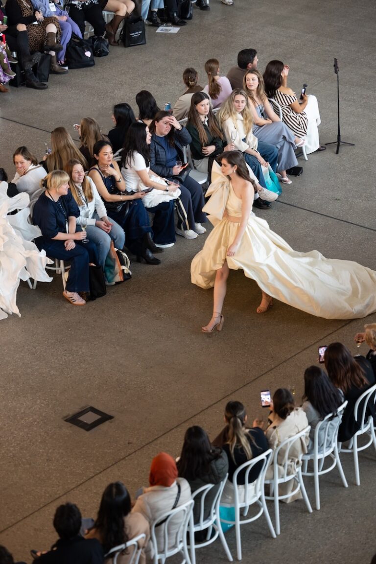 A model at one fine day wedding expo 2026